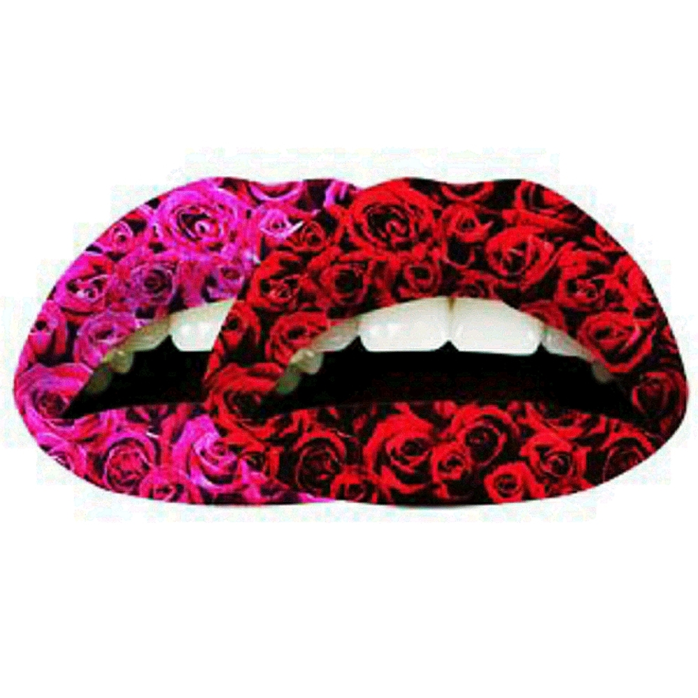 ๐VIOLENT LIP'S DESIGNER LIP DECALS! ROSES - Picture 3 of 6